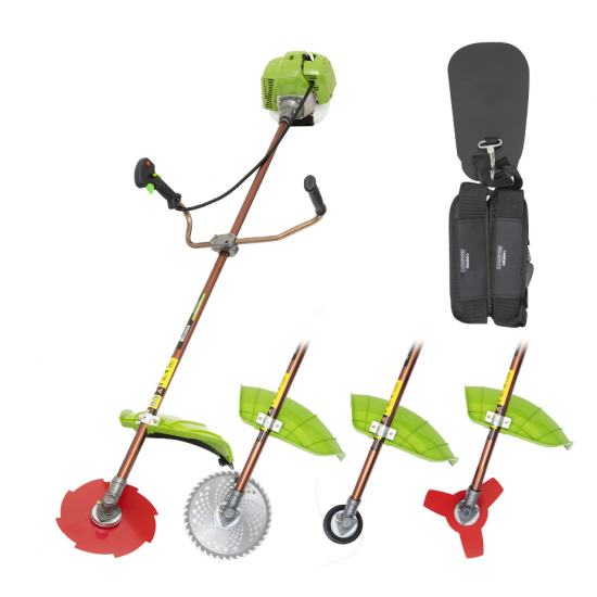 Motocoasa Profesionala GreenGarden GTC 4350, 6 cp, 4 tipuri de